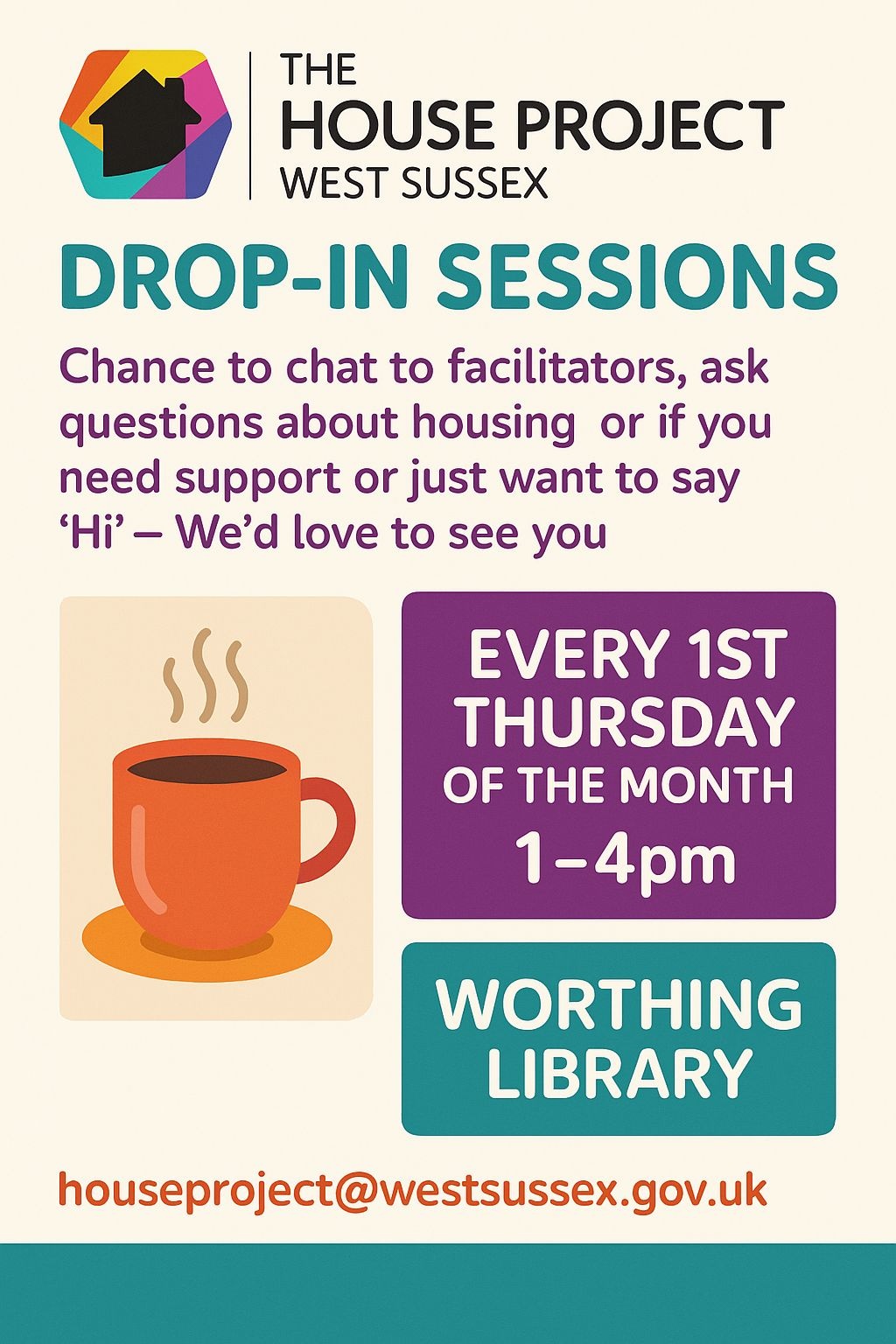Drop ins at Worthing Library